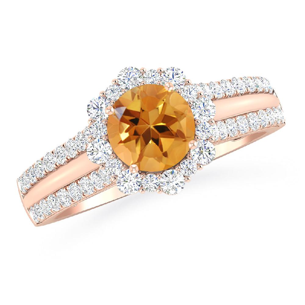 Rose Gold - Citrine