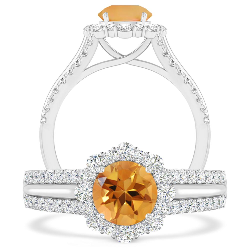 White Gold - Citrine