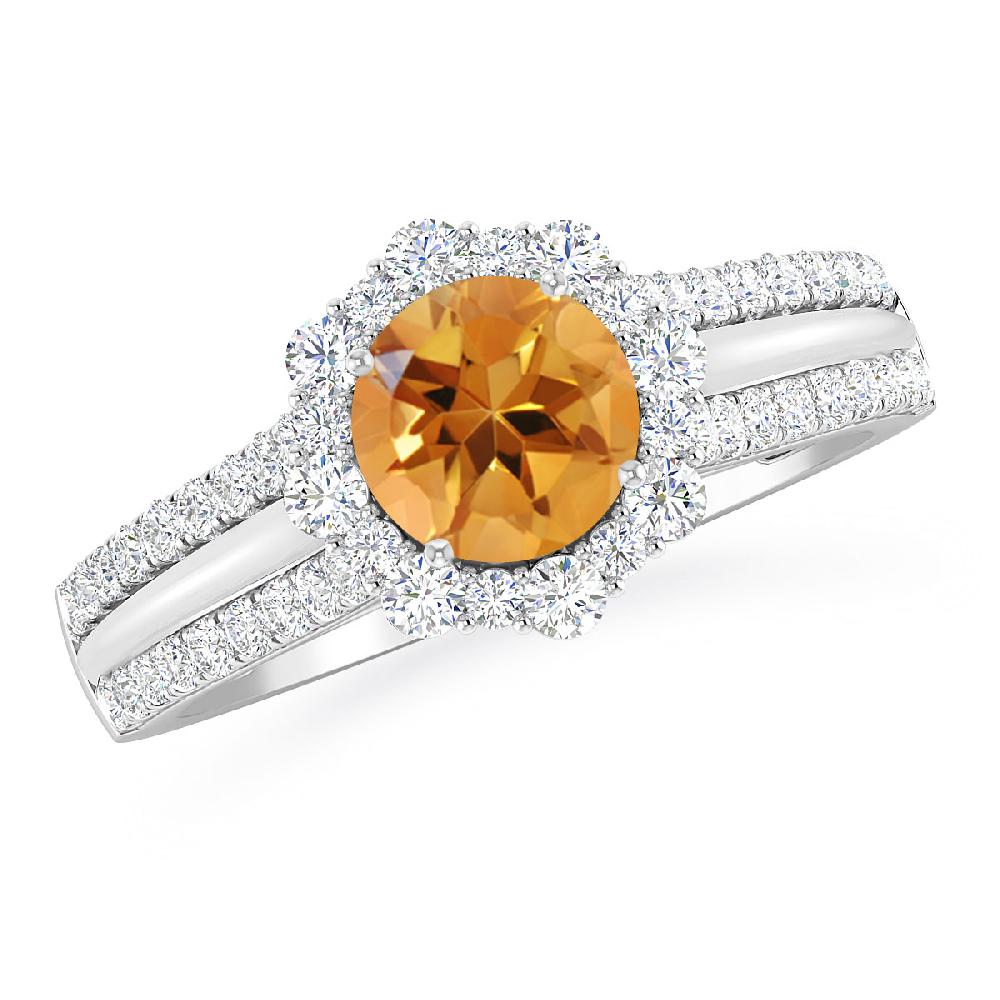 White Gold - Citrine