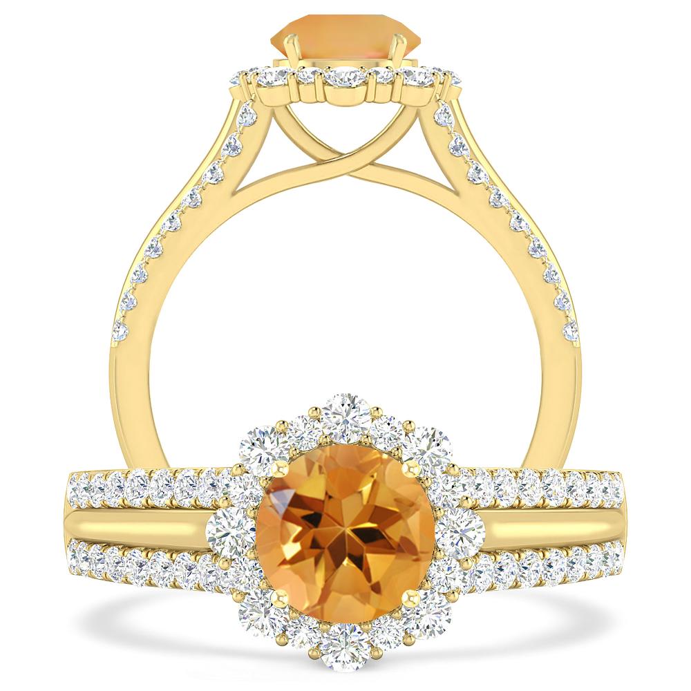 Yellow Gold - Citrine