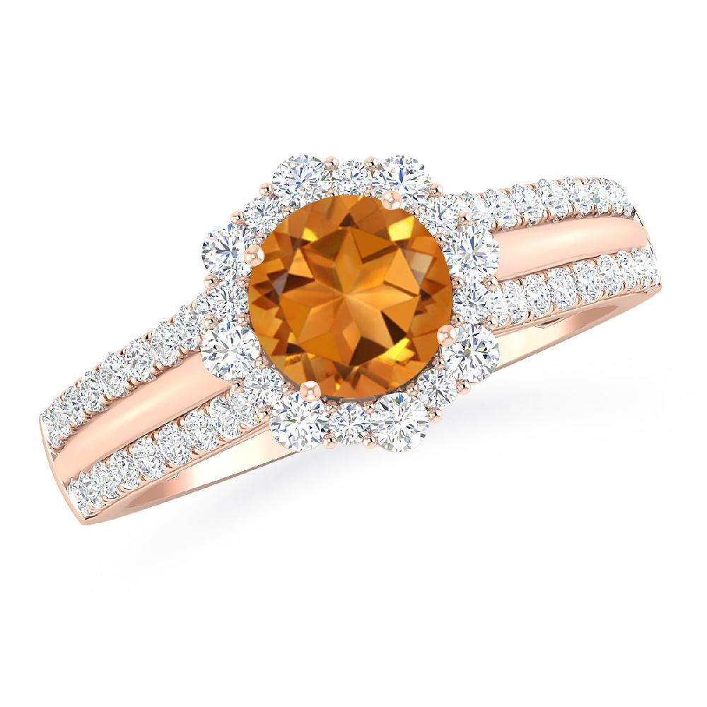 Rose Gold - Citrine