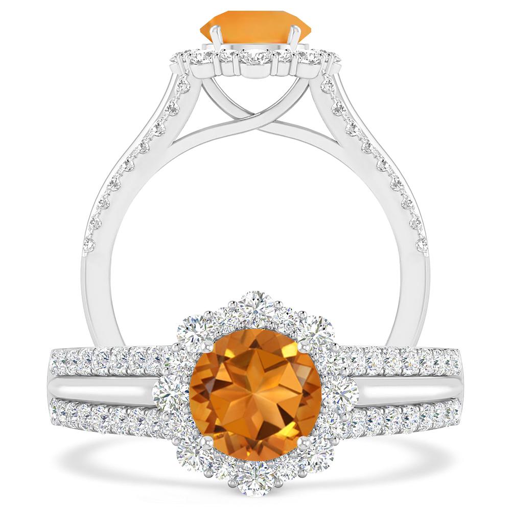 White Gold - Citrine