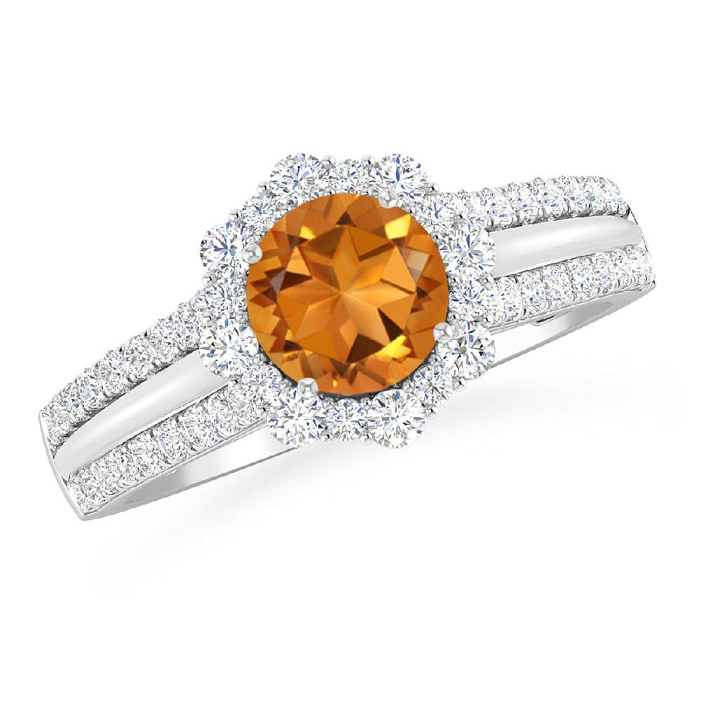 White Gold - Citrine