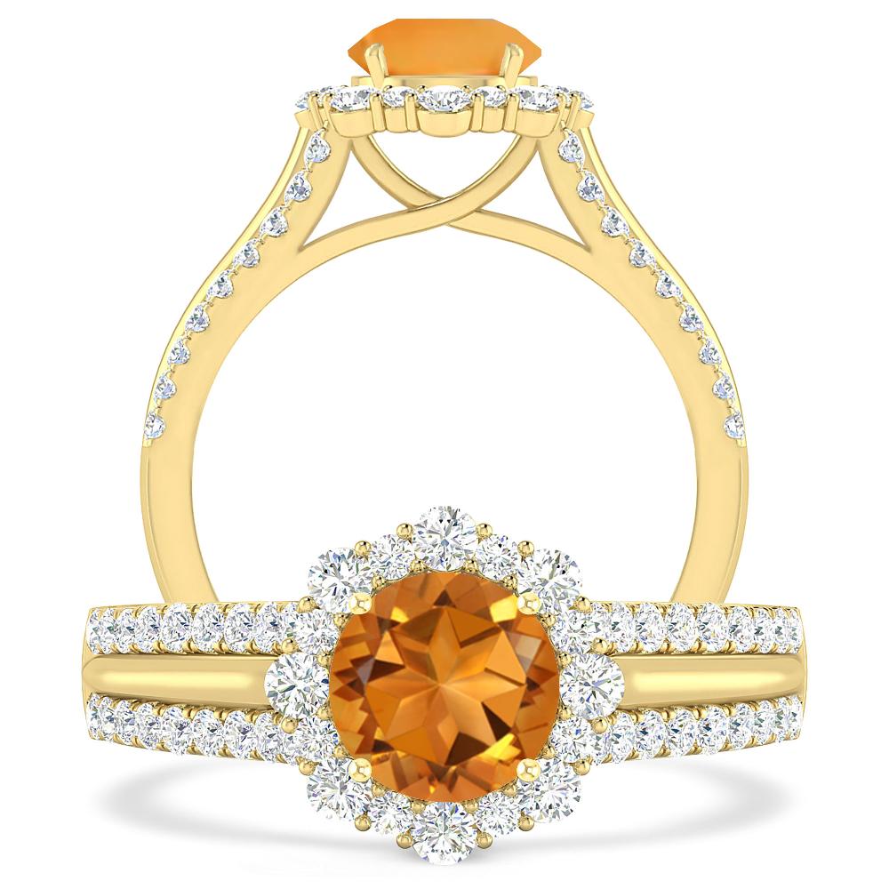 Yellow Gold - Citrine