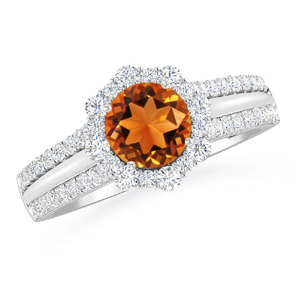 White Gold - Citrine