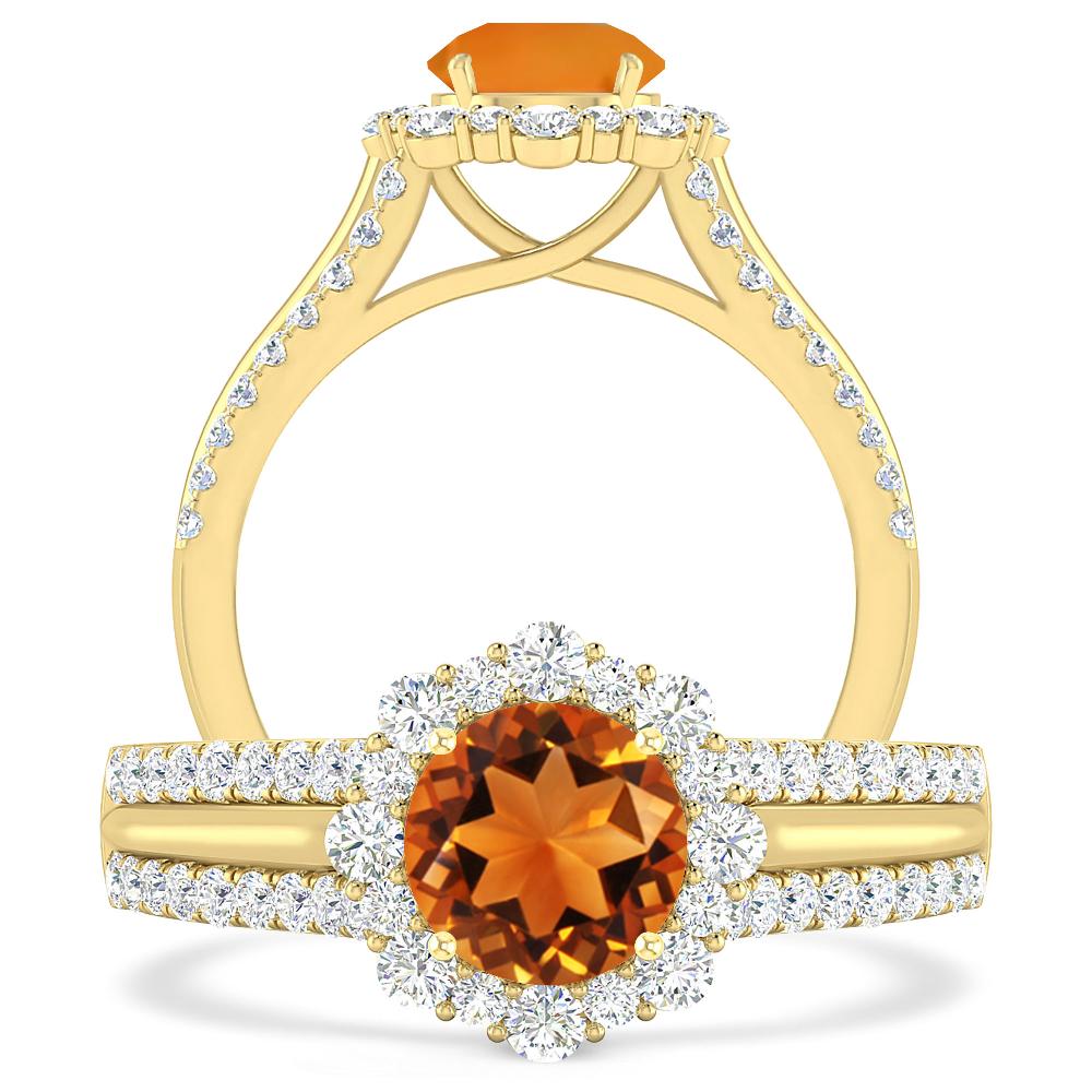 Yellow Gold - Citrine