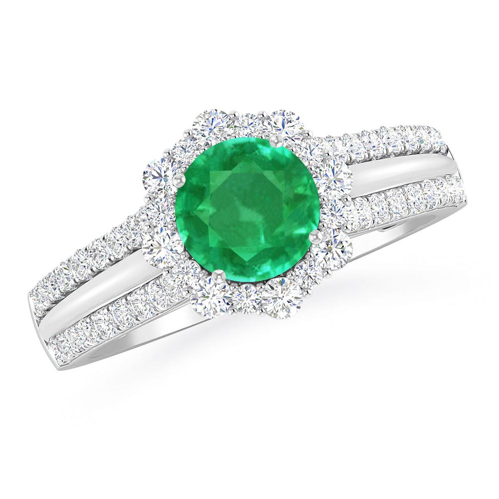 White Gold - Emerald