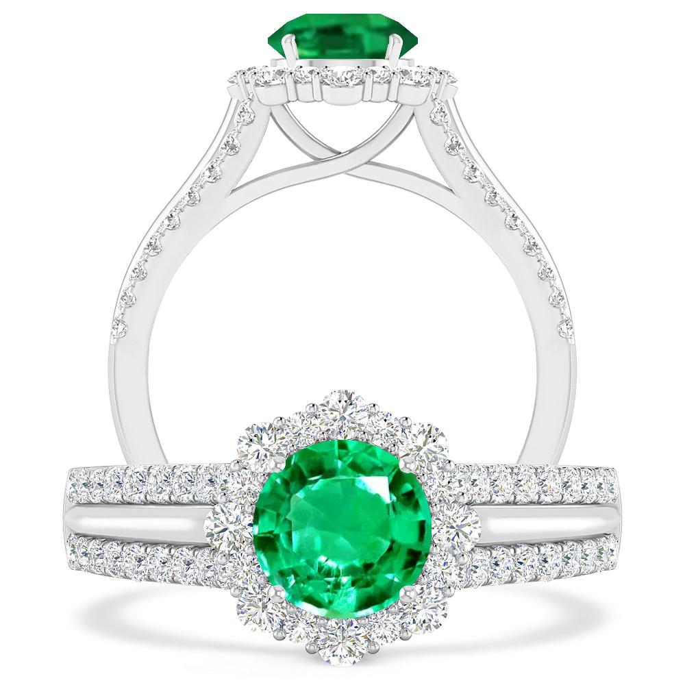 White Gold - Emerald