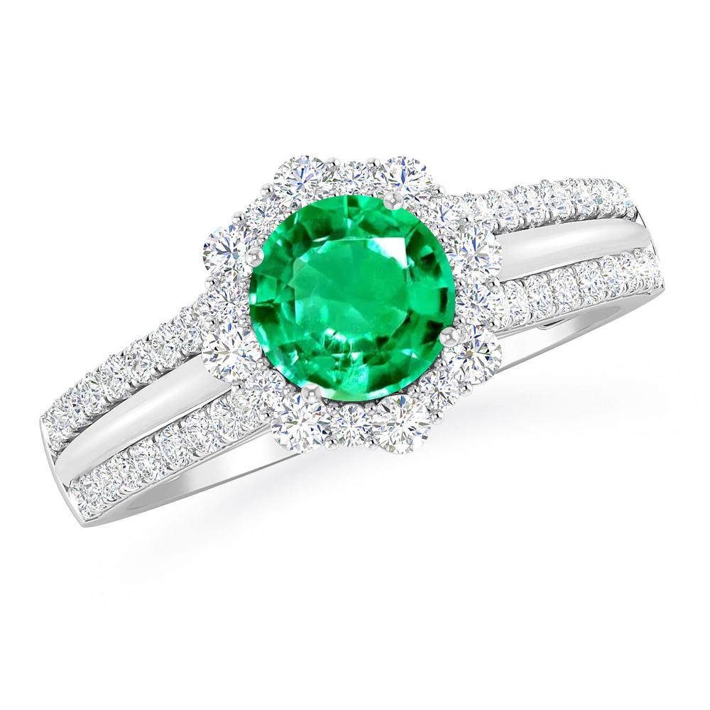 White Gold - Emerald