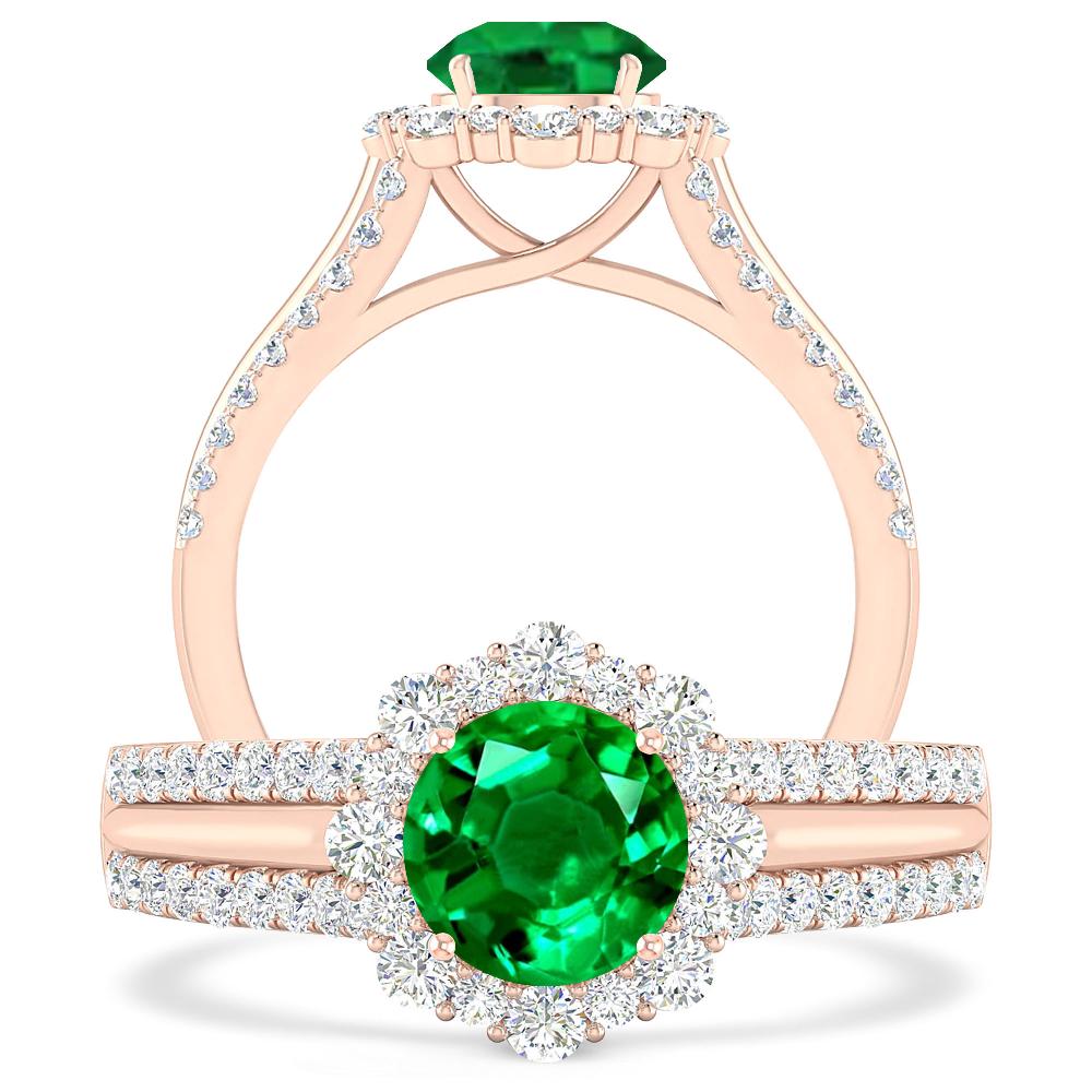 Rose Gold - Emerald