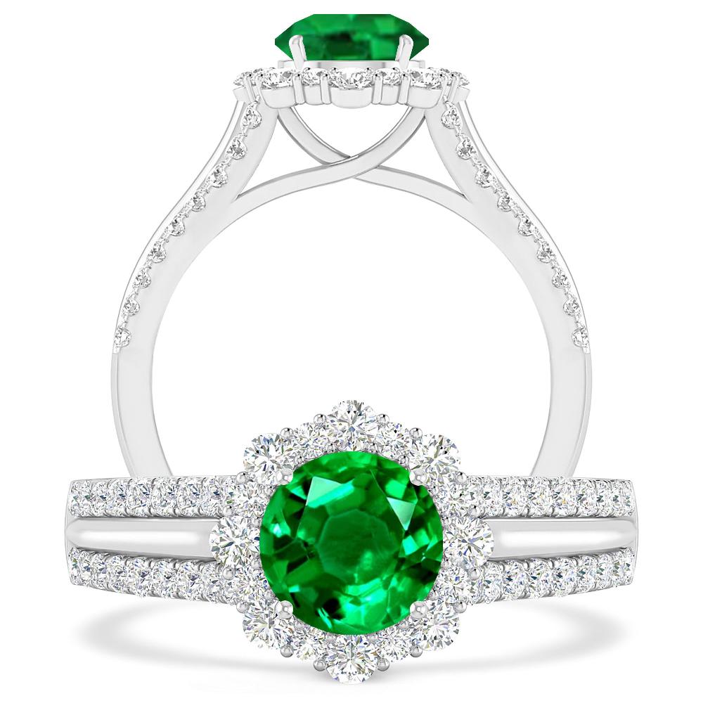 White Gold - Emerald