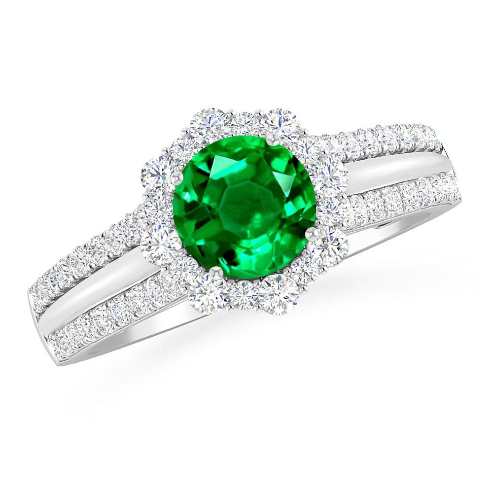 White Gold - Emerald