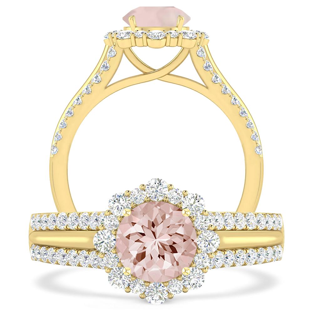 Yellow Gold - Morganite