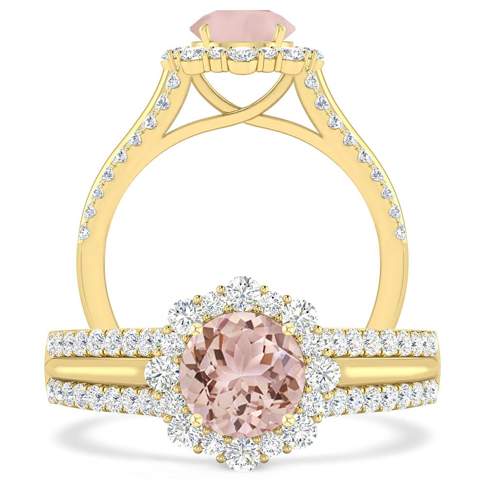 Yellow Gold - Morganite