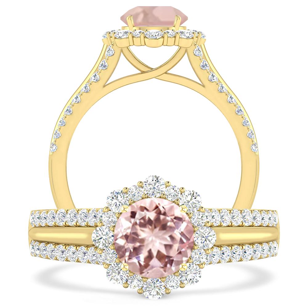 Yellow Gold - Morganite