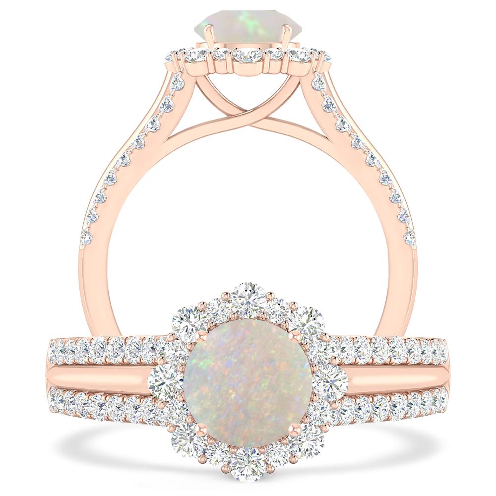 Rose Gold - Opal