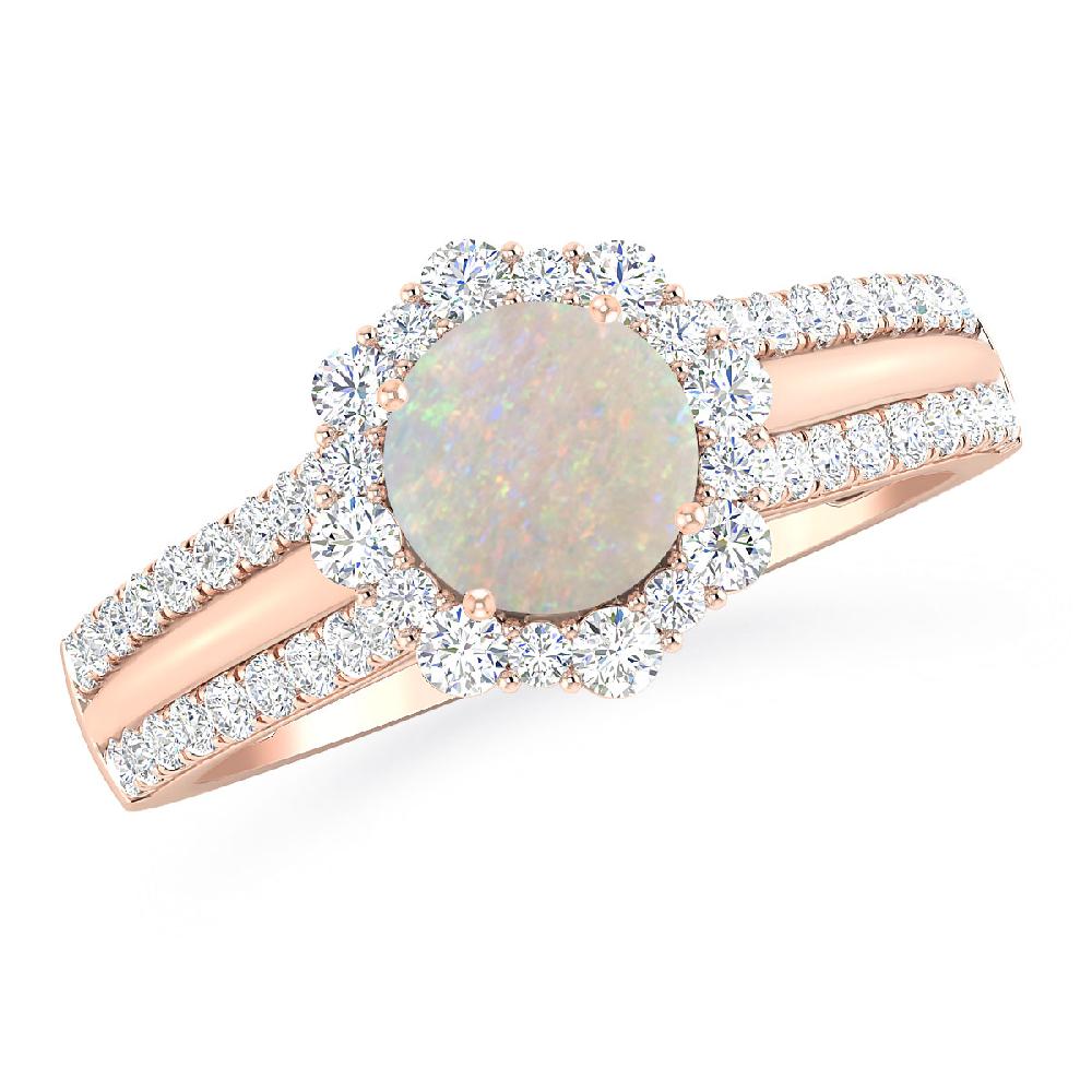 Rose Gold - Opal