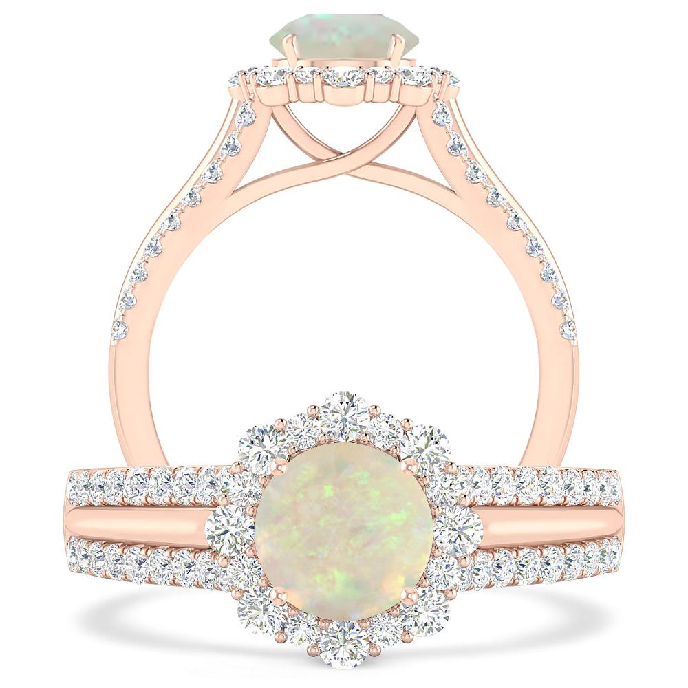 Rose Gold - Opal