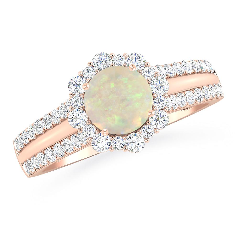 Rose Gold - Opal