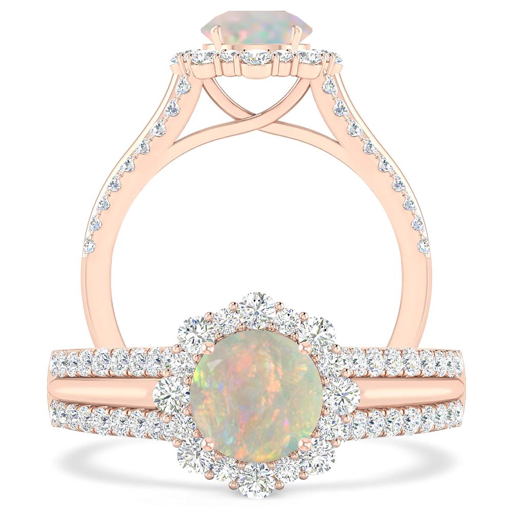 Rose Gold - Opal