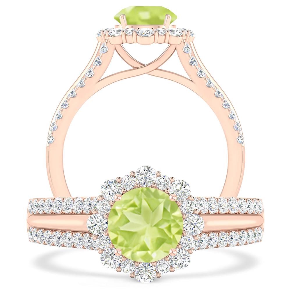 Rose Gold - Peridot