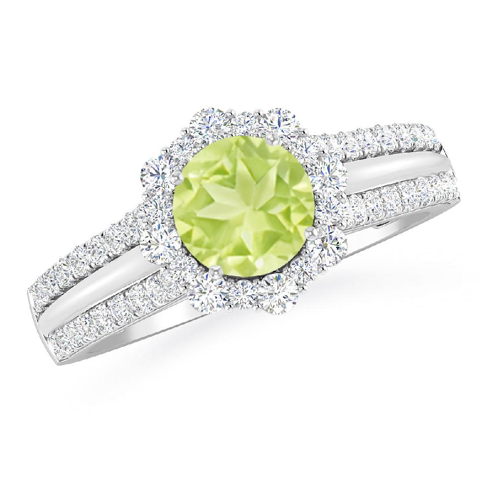 White Gold - Peridot