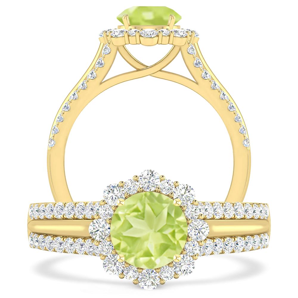 Yellow Gold - Peridot