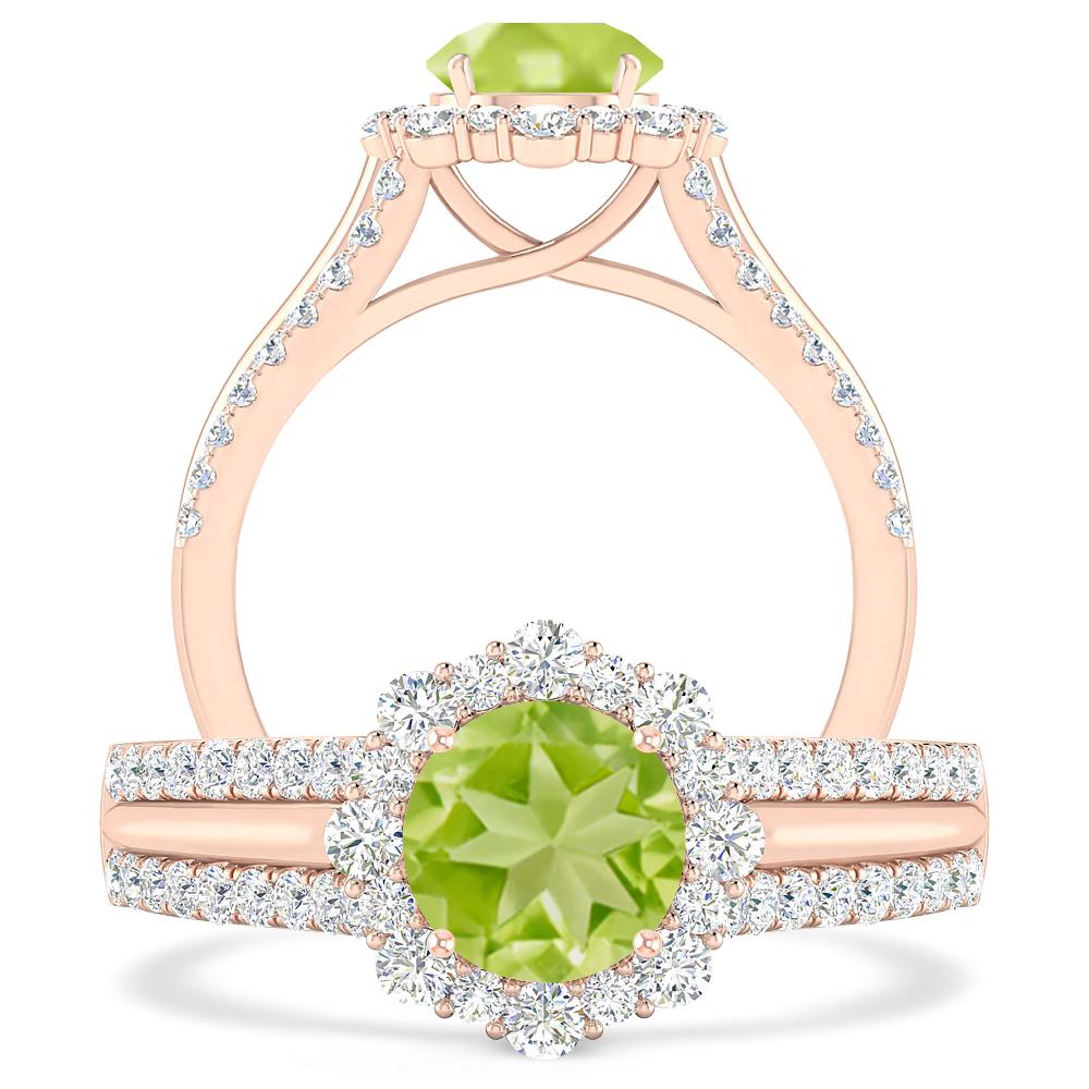 Rose Gold - Peridot