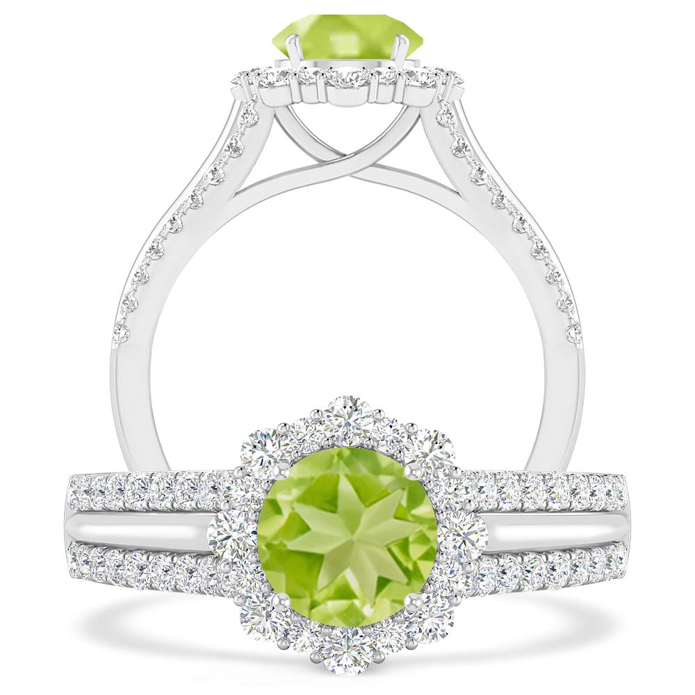 White Gold - Peridot