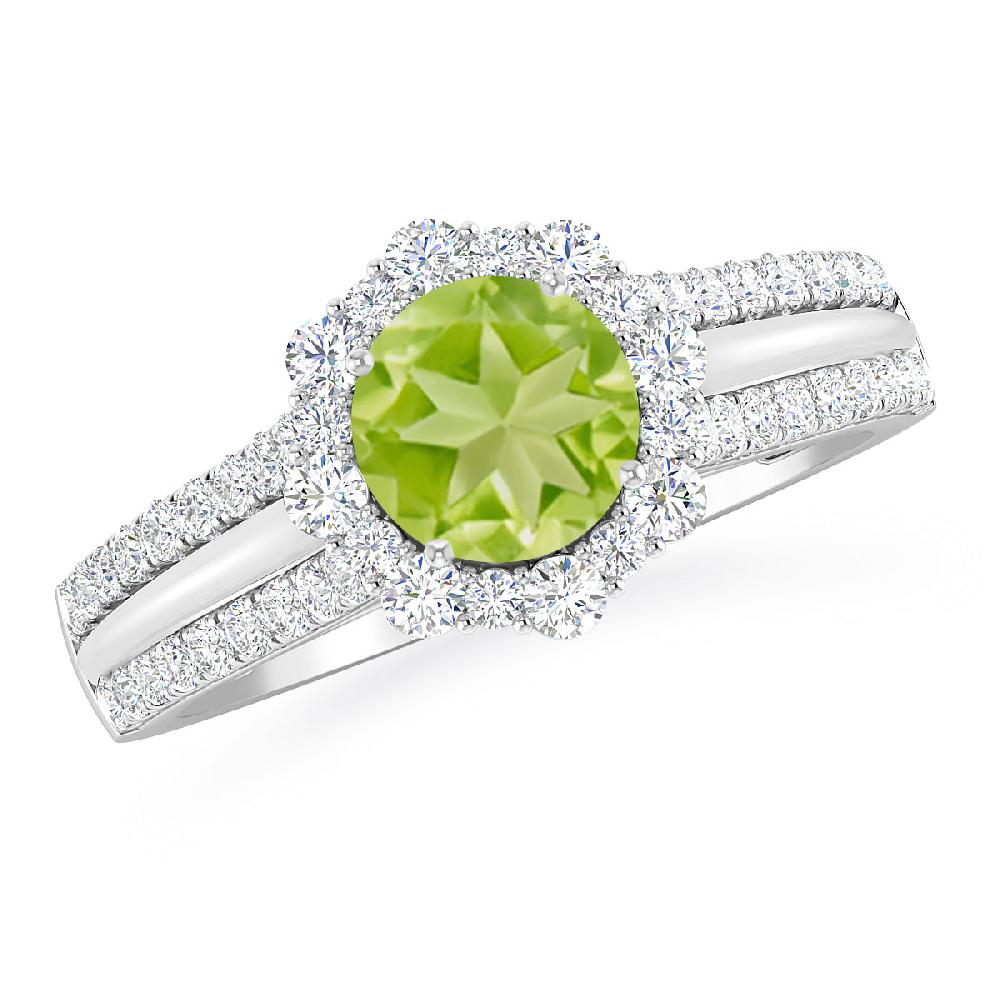 White Gold - Peridot