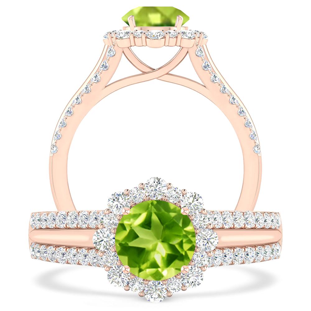 Rose Gold - Peridot