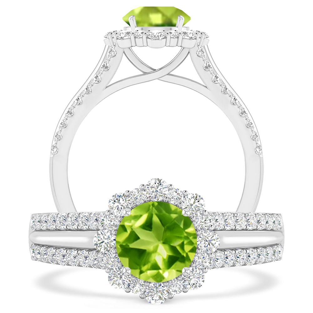 White Gold - Peridot