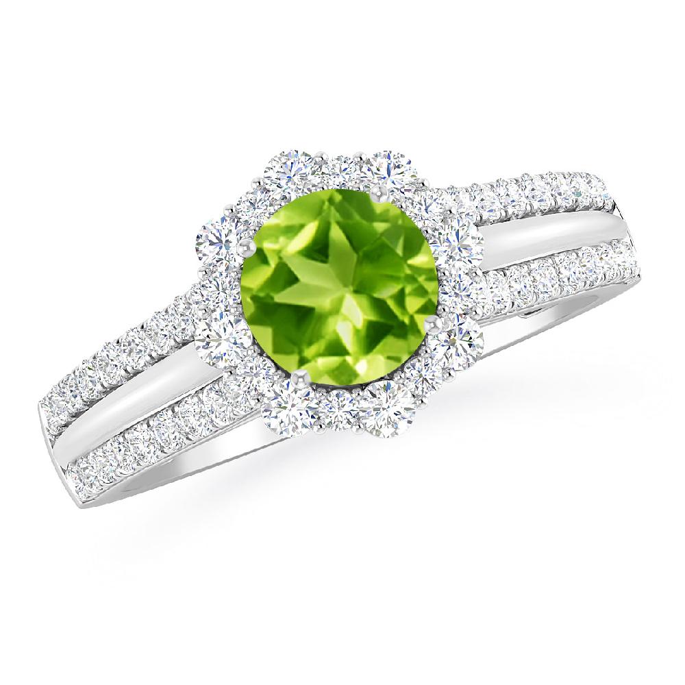 White Gold - Peridot