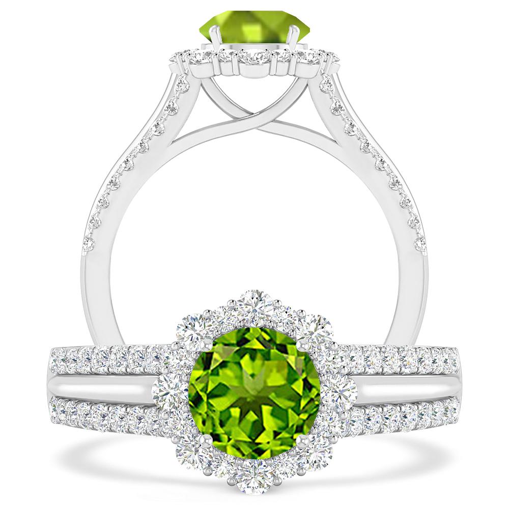 White Gold - Peridot