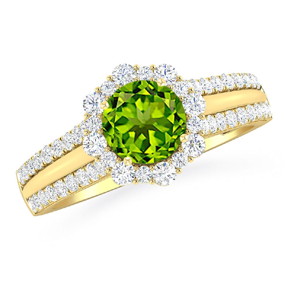 Yellow Gold - Peridot