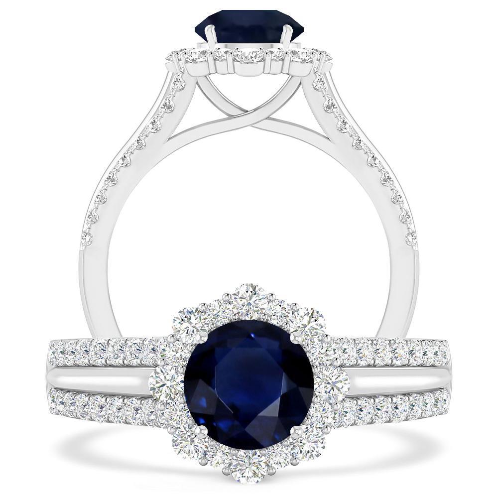 White Gold - Sapphire