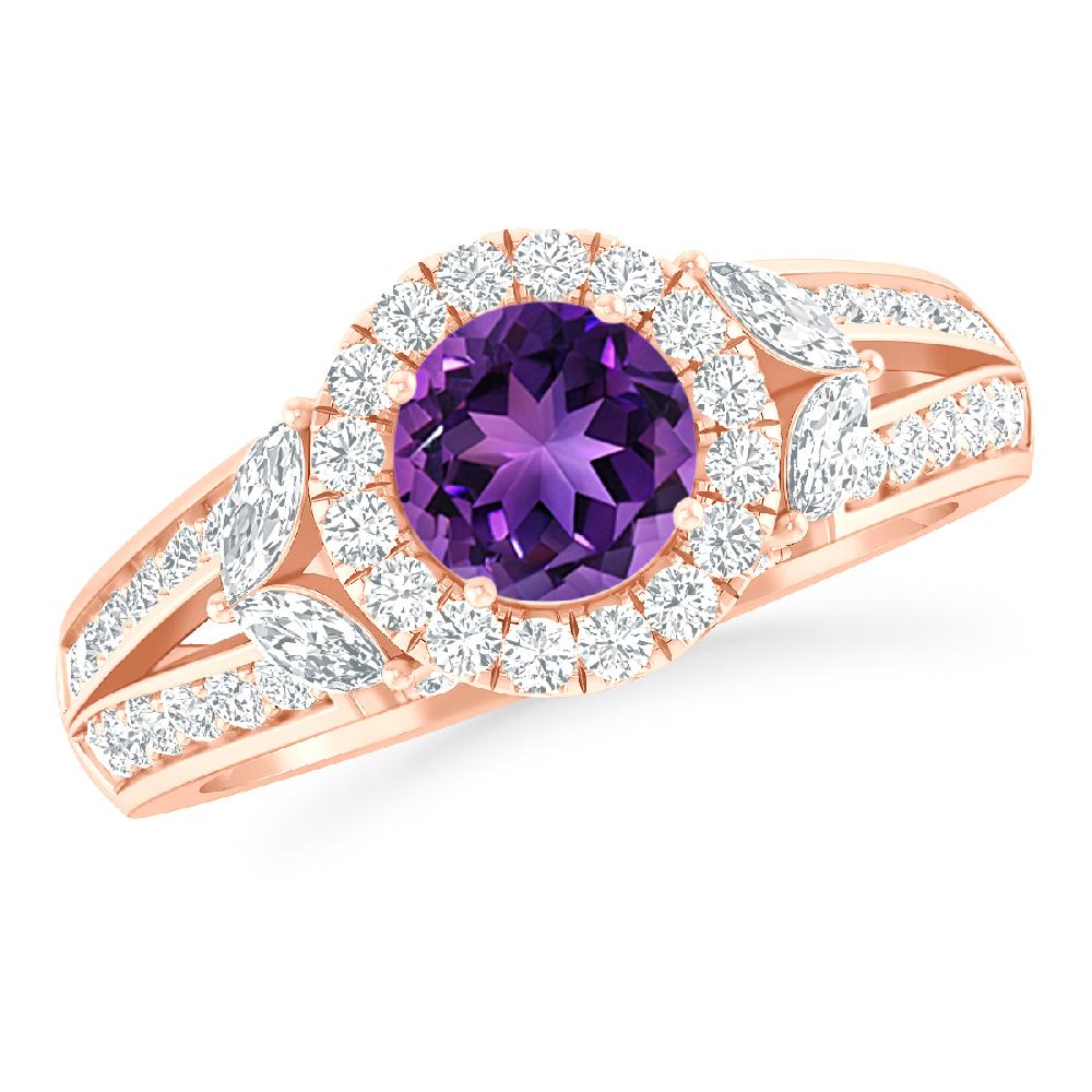 Rose Gold - Amethyst