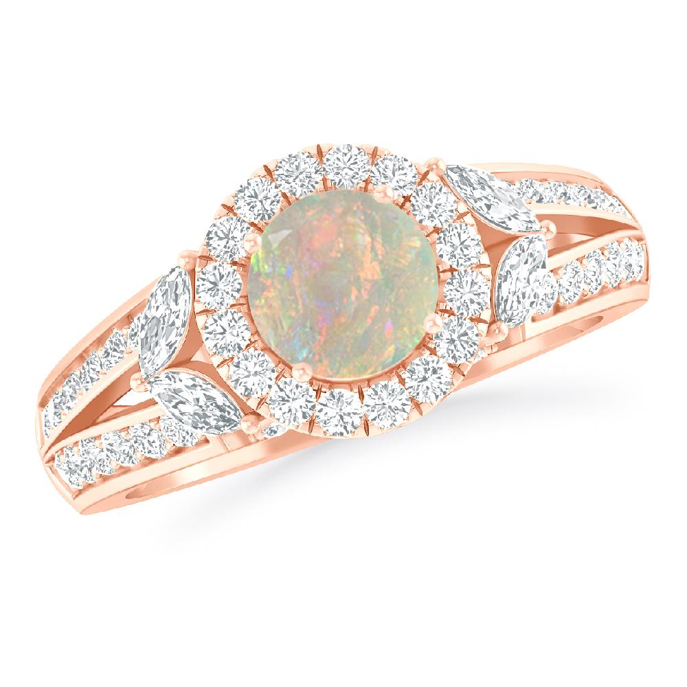 Rose Gold - Opal