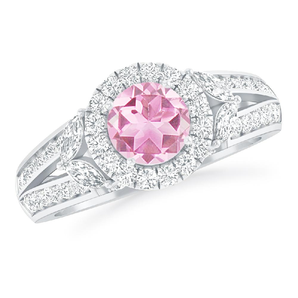 White Gold - Pink Tourmaline