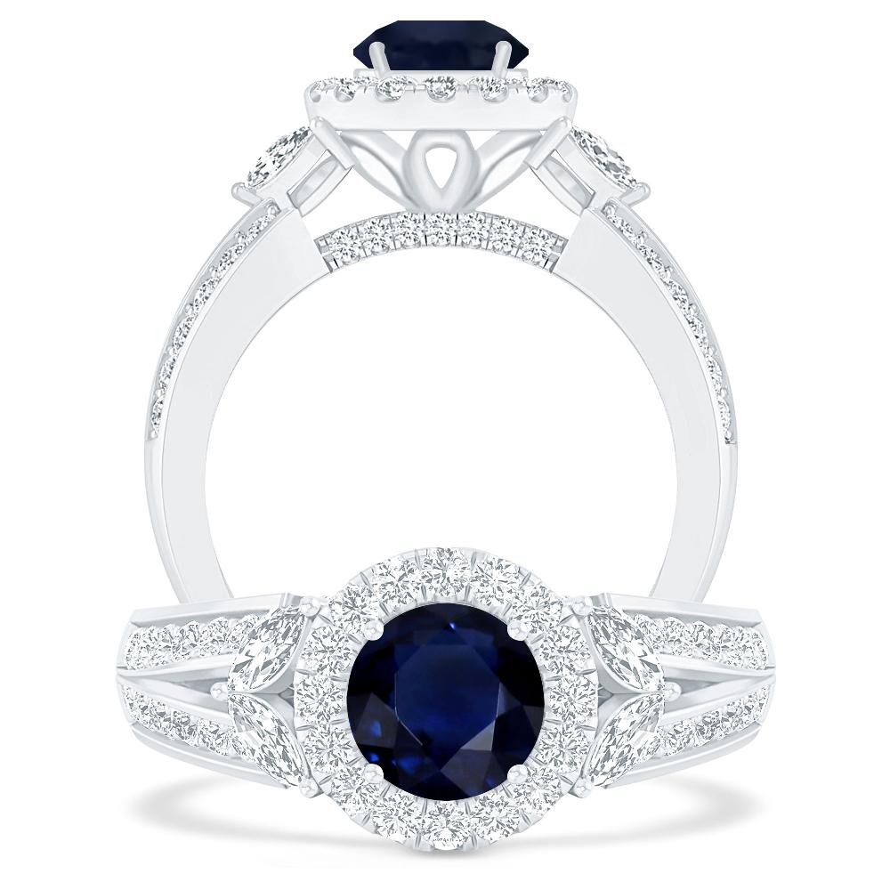 White Gold - Sapphire