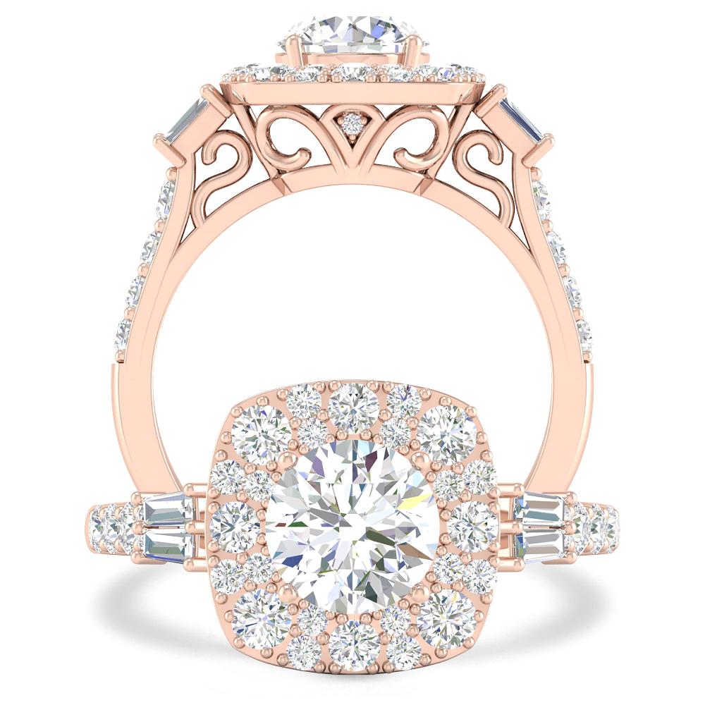 Rose Gold - Diamond