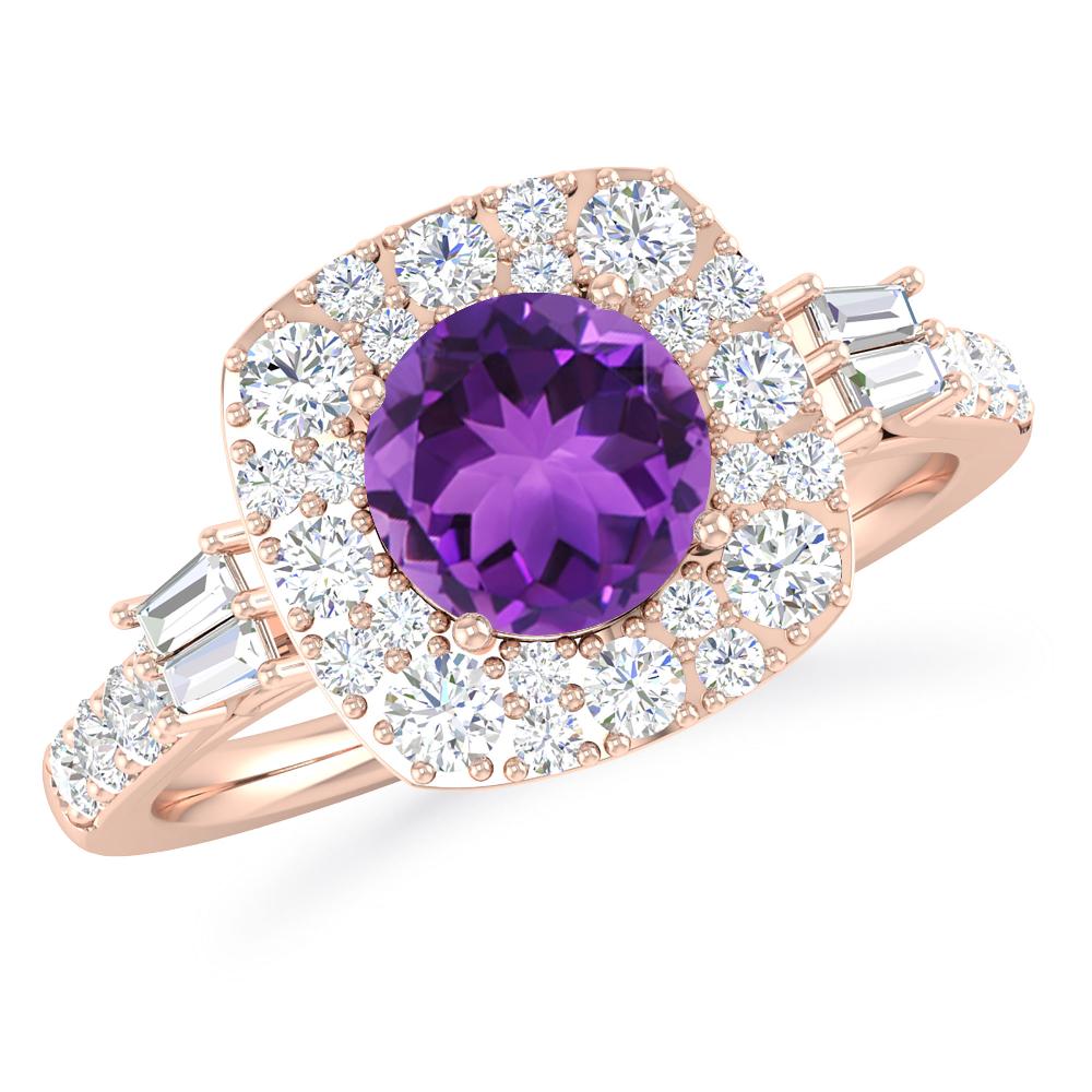 Rose Gold - Amethyst