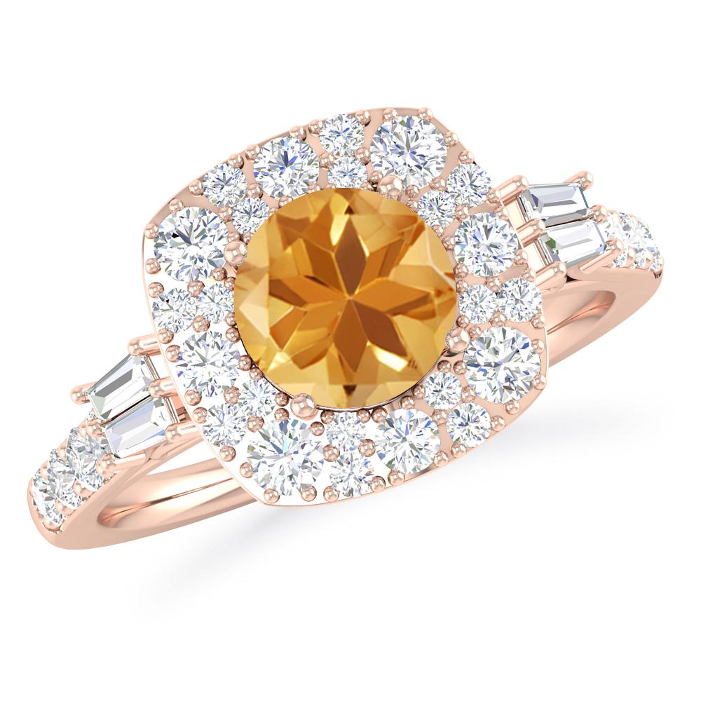 Rose Gold - Citrine