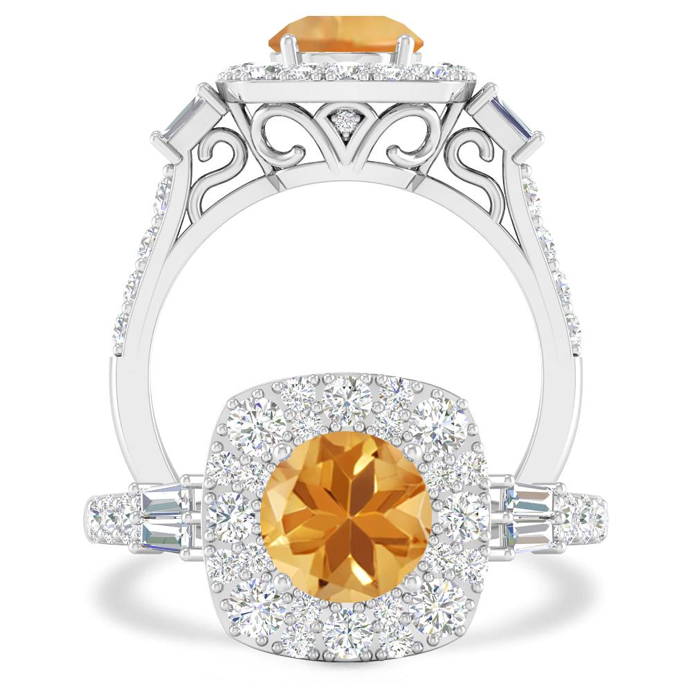 White Gold - Citrine