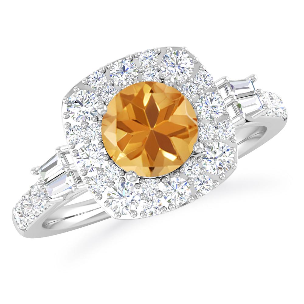 White Gold - Citrine