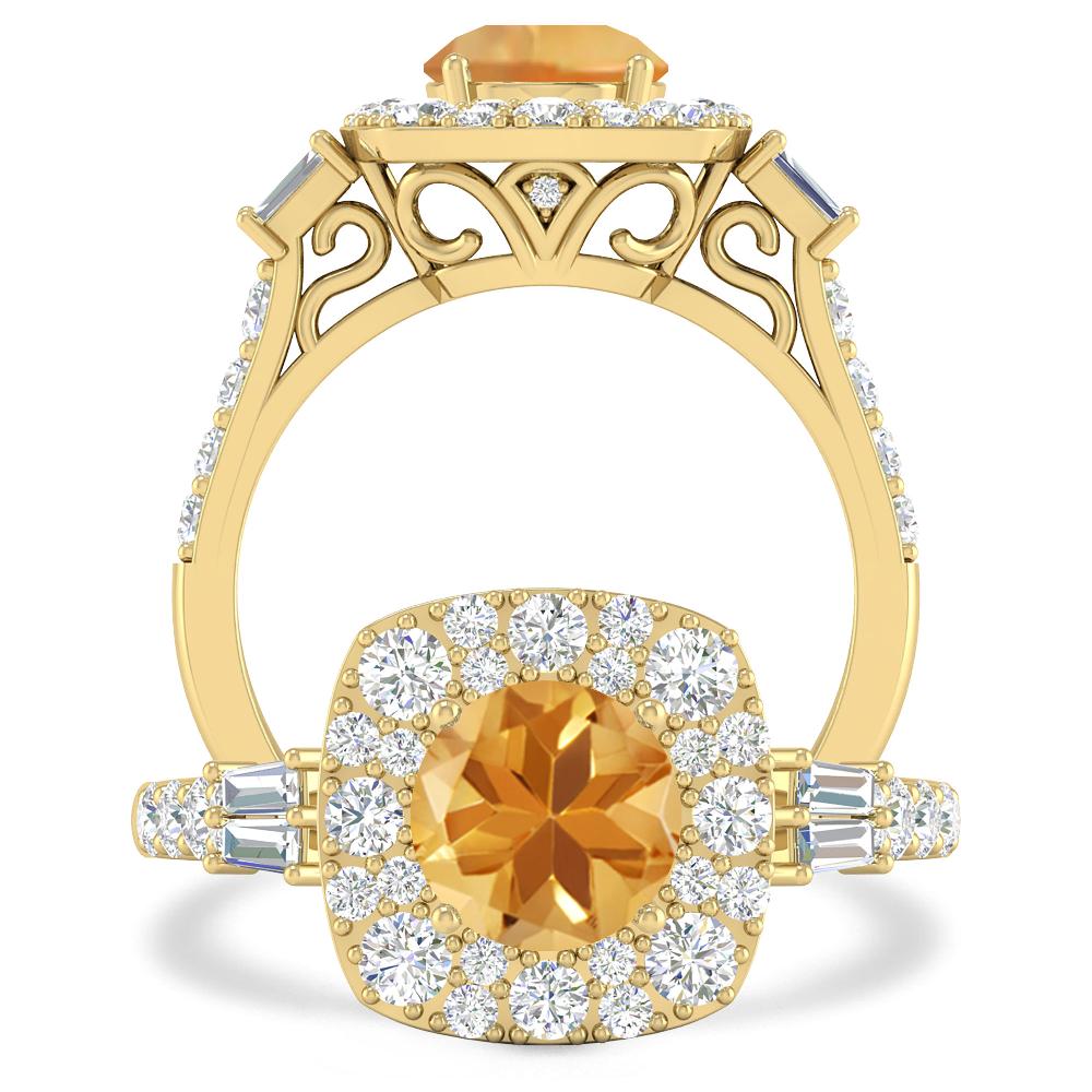 Yellow Gold - Citrine