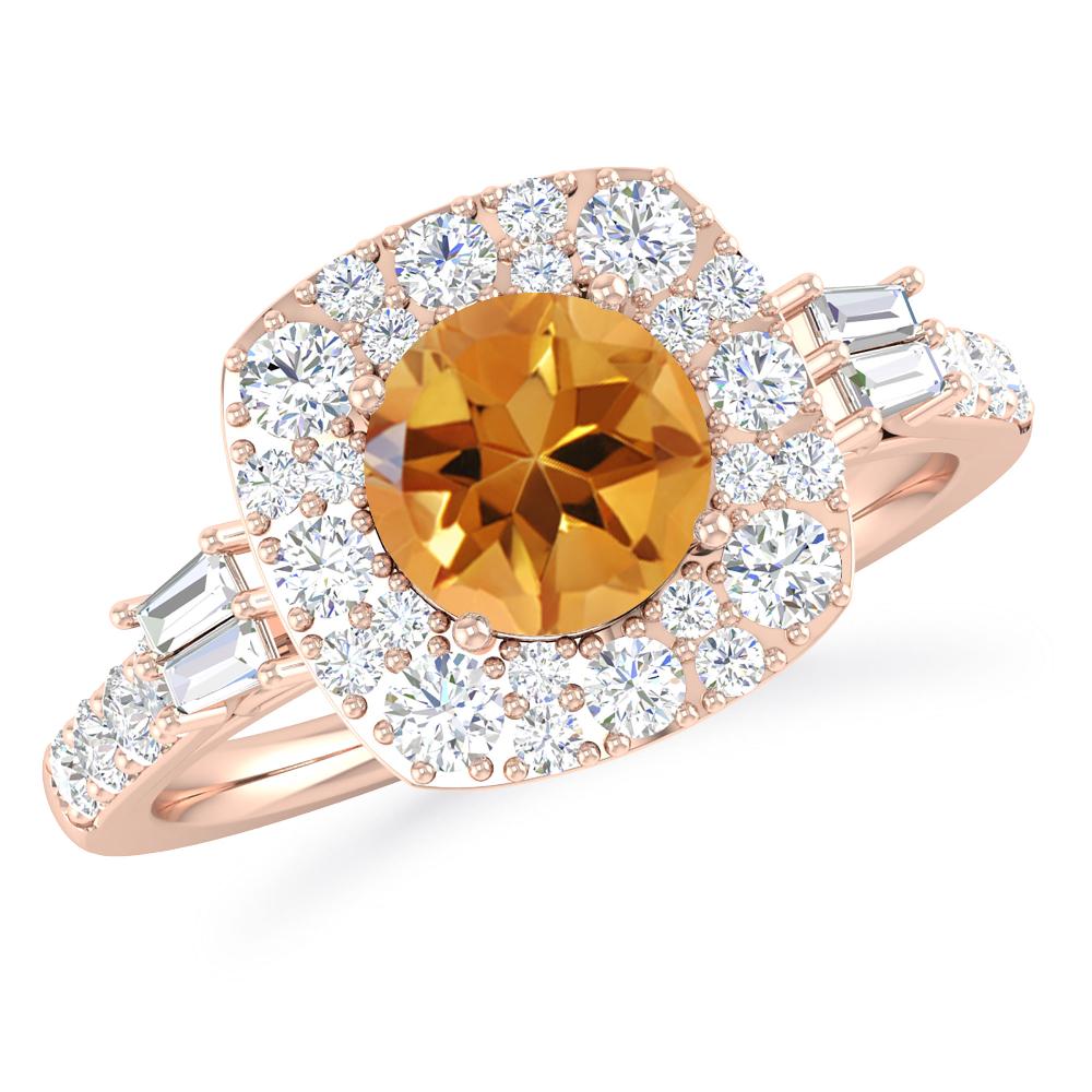 Rose Gold - Citrine