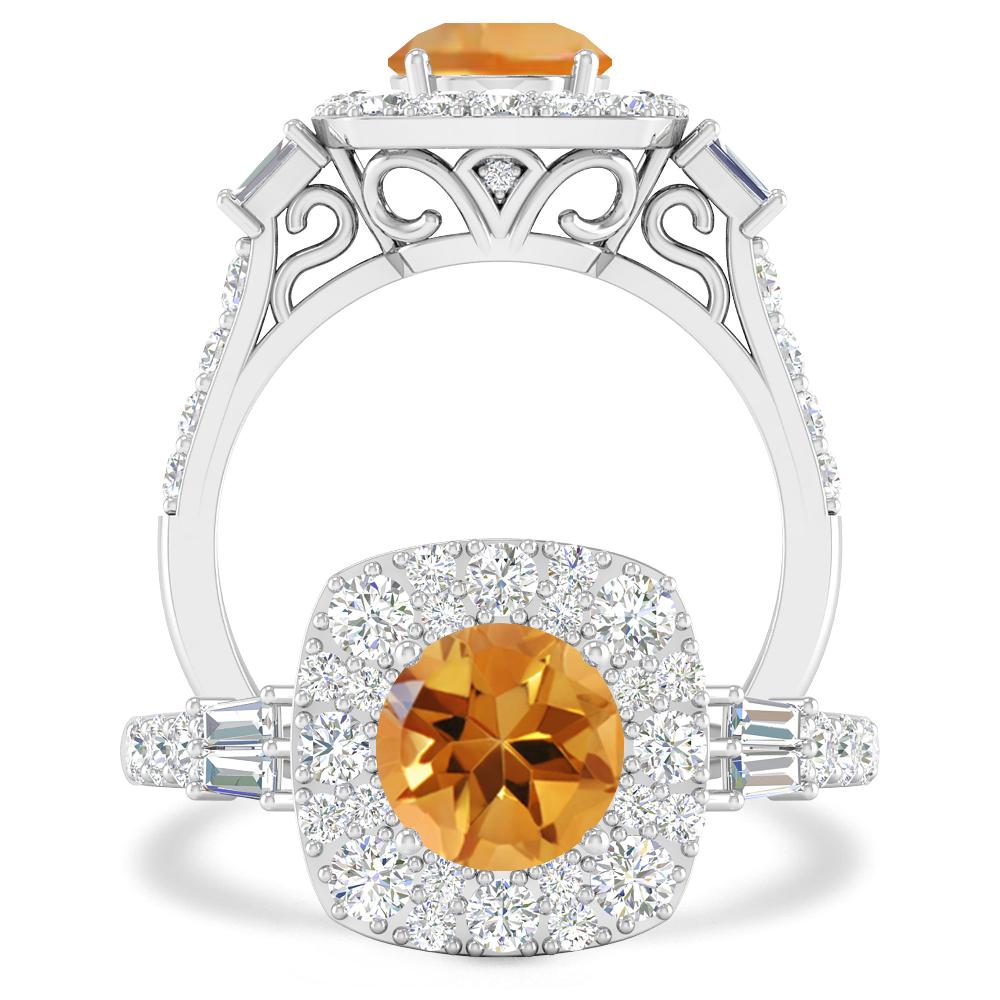 White Gold - Citrine