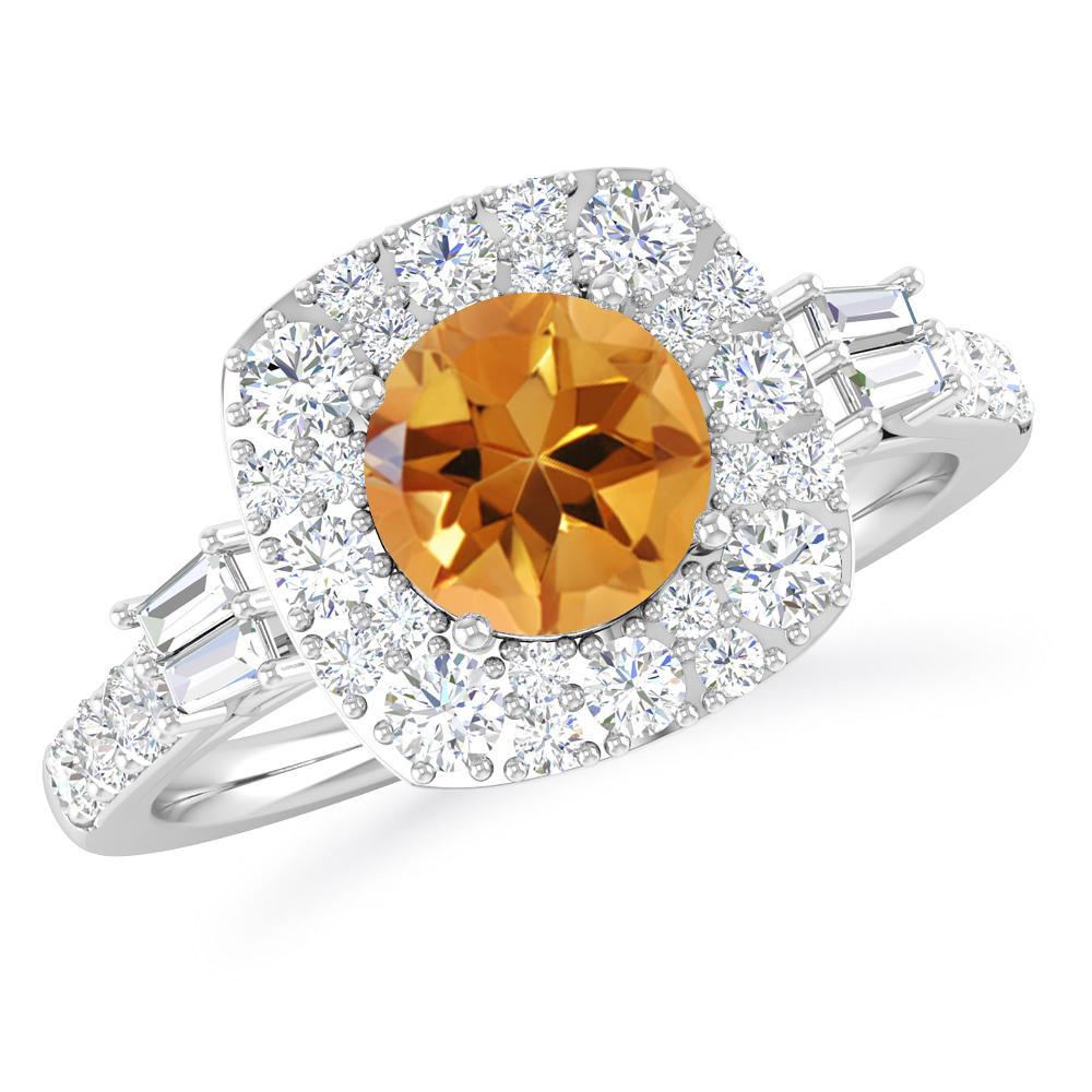 White Gold - Citrine