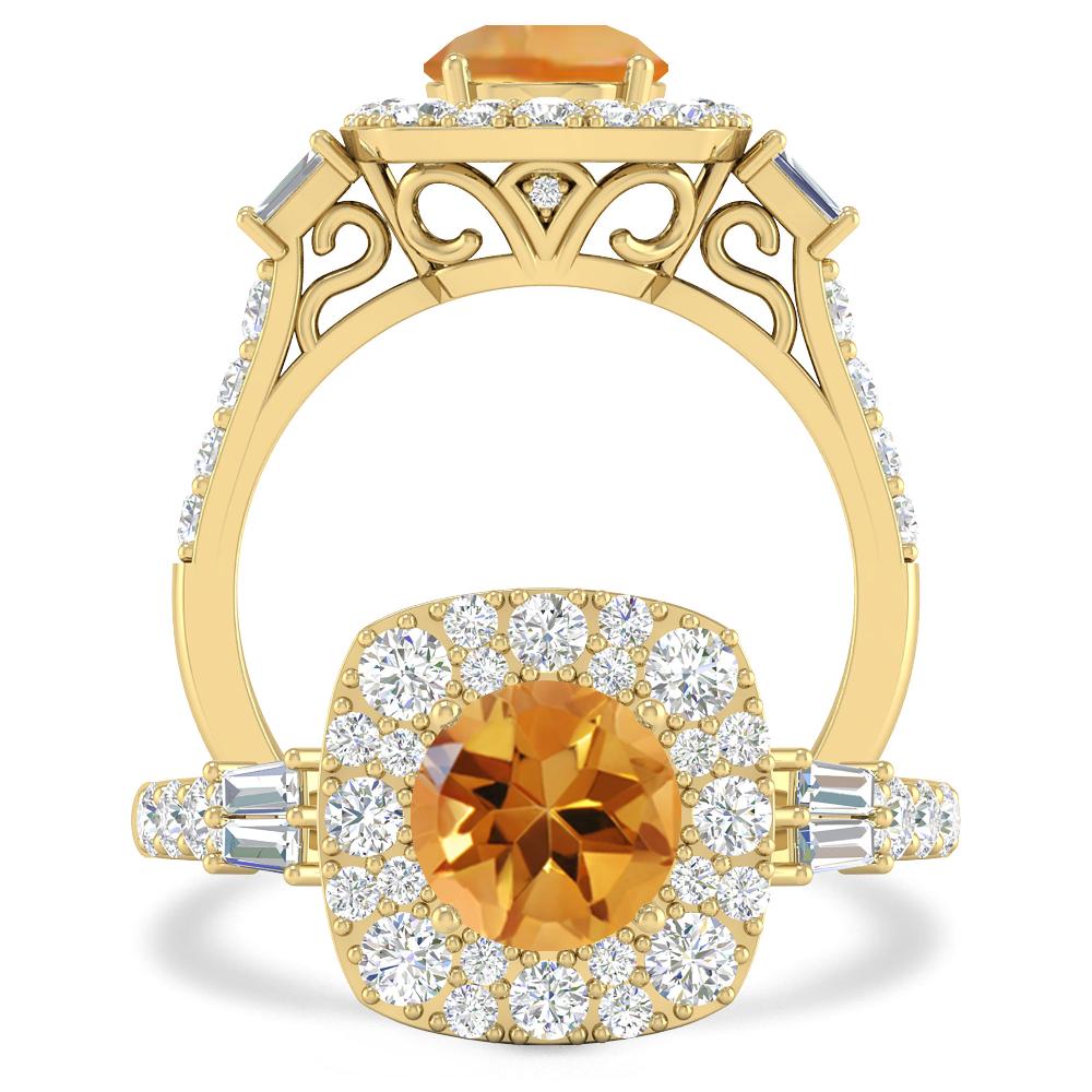 Yellow Gold - Citrine